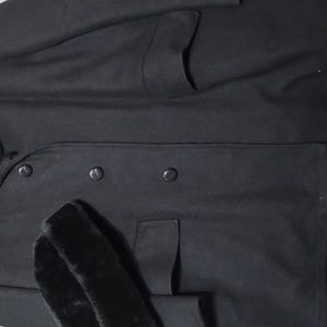 Vintage Towncraft Men's size 40 coat with fur collar and matching Hat